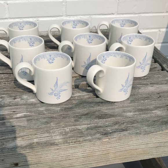 Dropping soon set of 8 mugs cups china - Picture 5 of 7